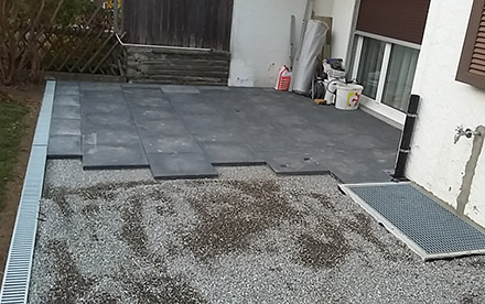 Gartensitzplatz sanieren